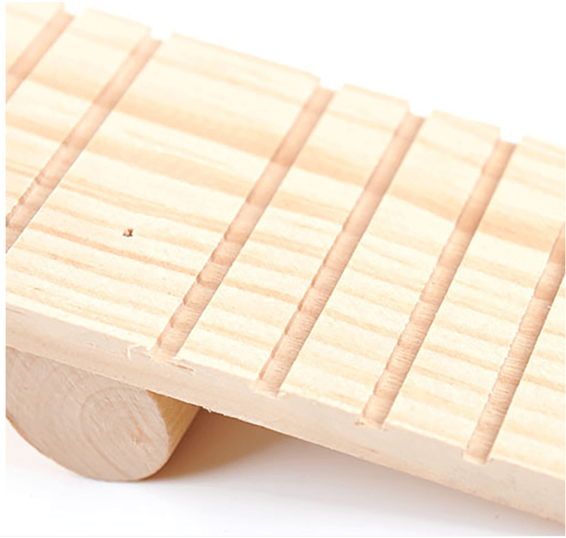 Pet Playtime Wooden Seesaw: A Fun And Durable Toy For Small Animals