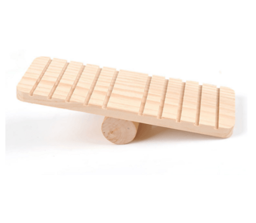 Pet Playtime Wooden Seesaw: A Fun And Durable Toy For Small Animals