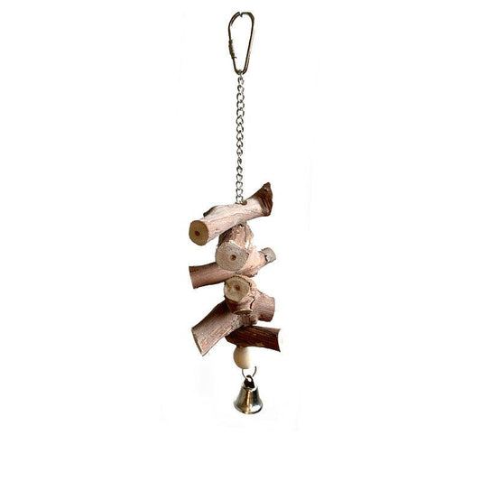 Natural Vine Molar Toy With Bell For Small Pets
