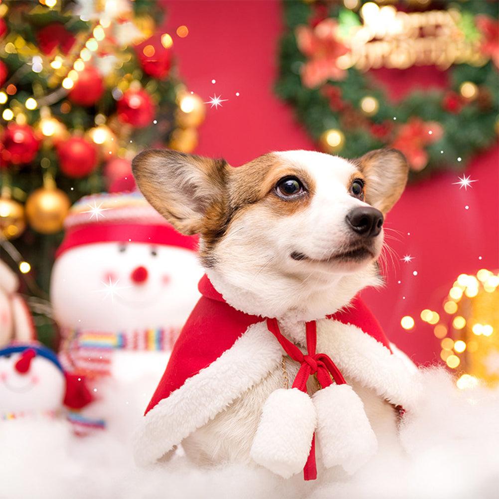 Festive Pet Christmas Cloak - Create A Joyful Atmosphere For Your
