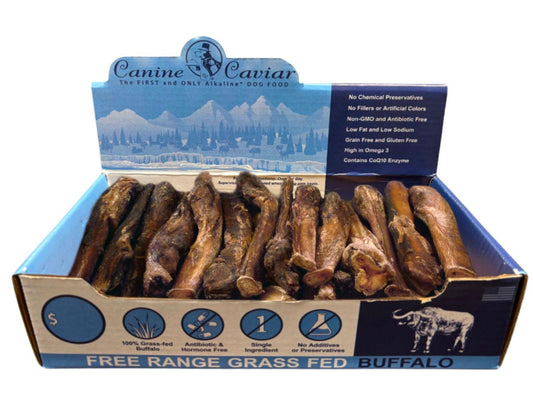Canine Caviar 6" Grass-Fed Buffalo Lollipops for Optimal Health